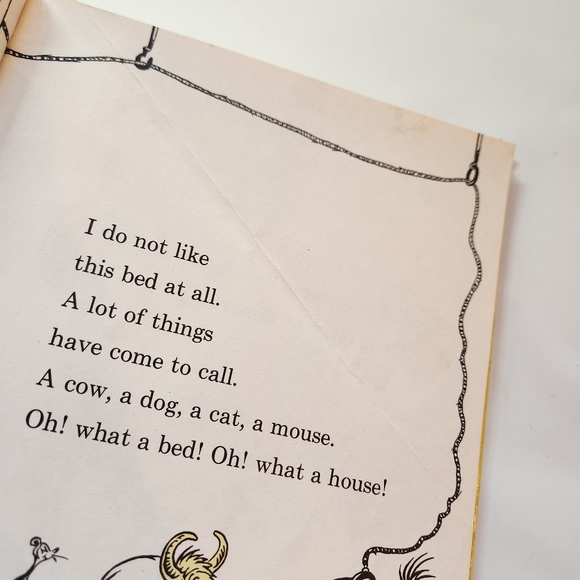 Dr. Seuss One Fish Two Fish Red Fish Blue Fish 1960 ~FIRST EDITION - Picture 3 of 10